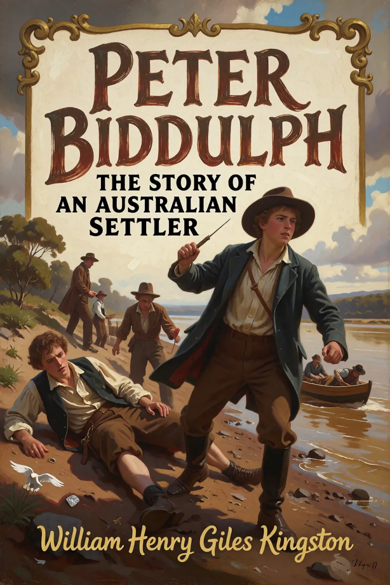Cover of Peter Biddulph: The Story of an Australian Settler by William Henry Giles Kingston