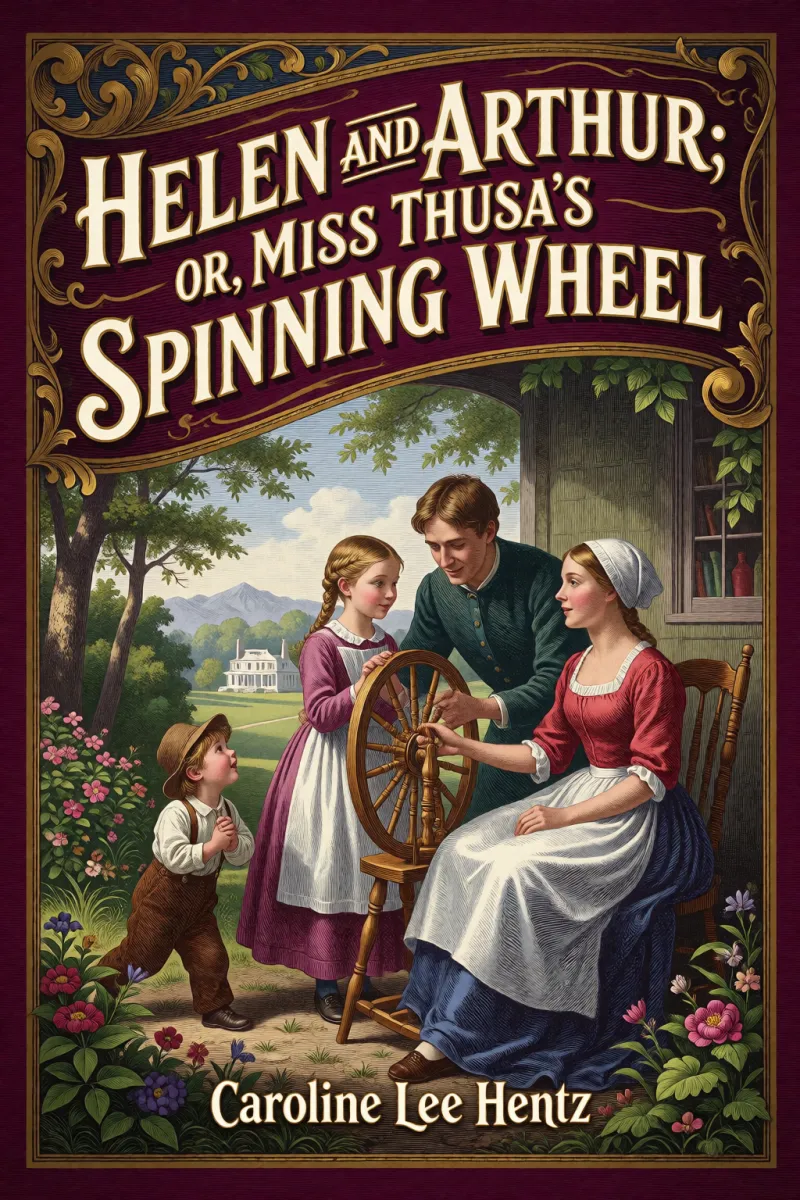 Cover of Helen and Arthur; or, Miss Thusa's Spinning Wheel by Caroline Lee Hentz