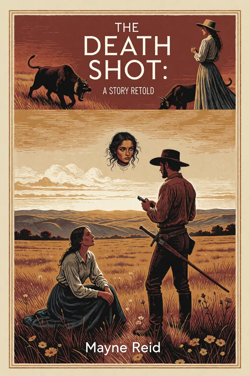 Cover of The Death Shot: A Story Retold by Mayne Reid