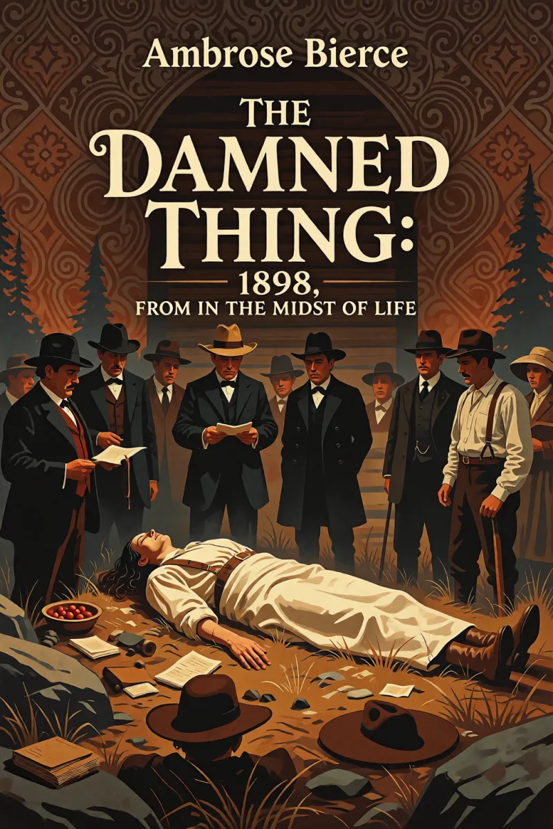 Cover of The Damned Thing: 1898, From "In the Midst of Life" by Ambrose Bierce