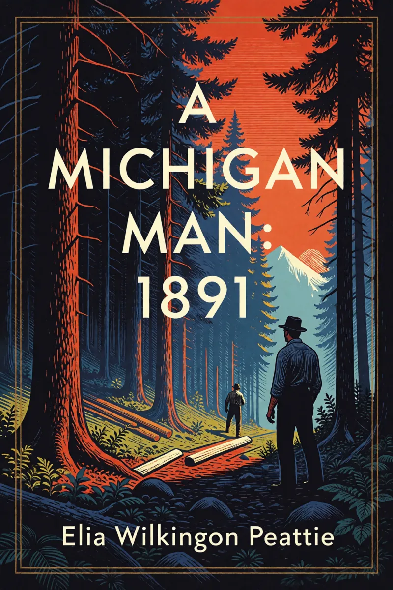 Cover of A Michigan Man: 1891 by Elia Wilkinson Peattie