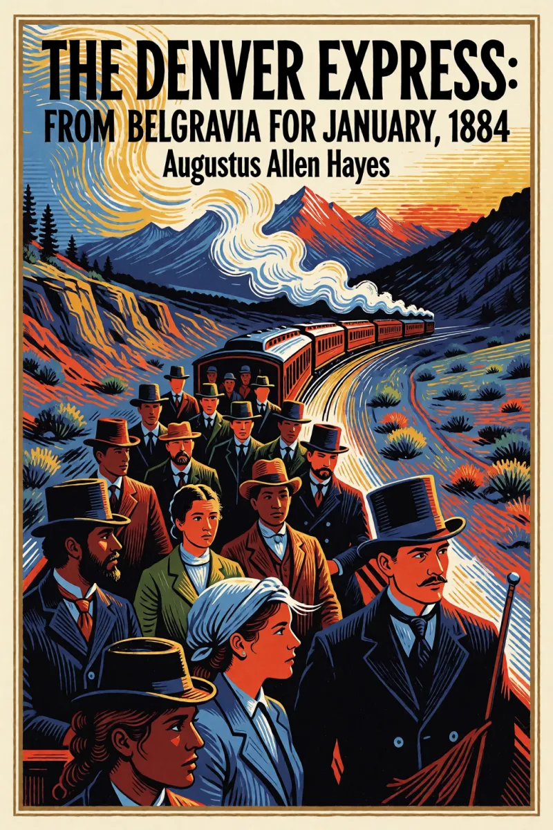 Cover of The Denver Express: From "Belgravia" for January, 1884 by Augustus Allen Hayes