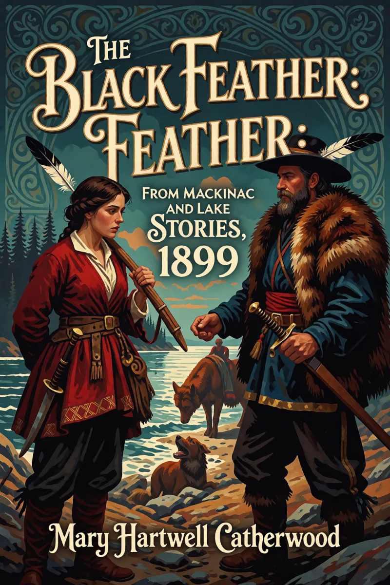 Cover of The Black Feather: From "Mackinac And Lake Stories", 1899 by Mary Hartwell Catherwood