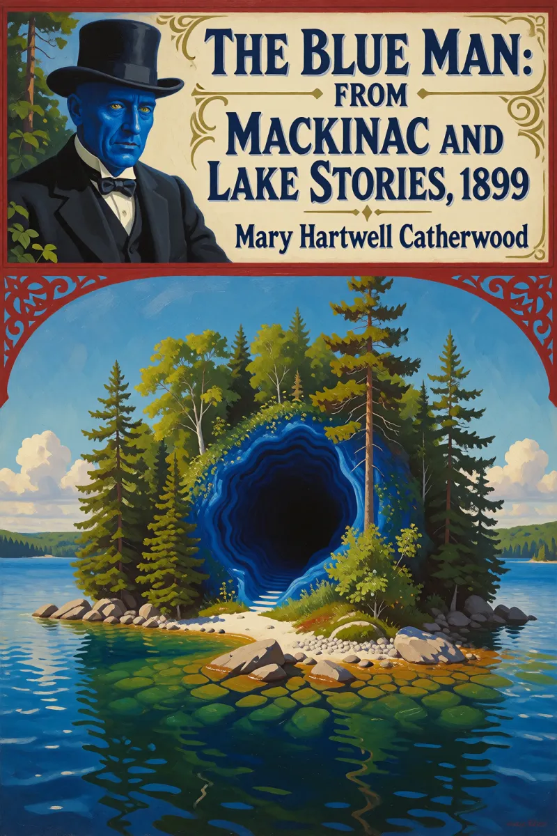 Cover of The Blue Man: From "Mackinac And Lake Stories", 1899 by Mary Hartwell Catherwood