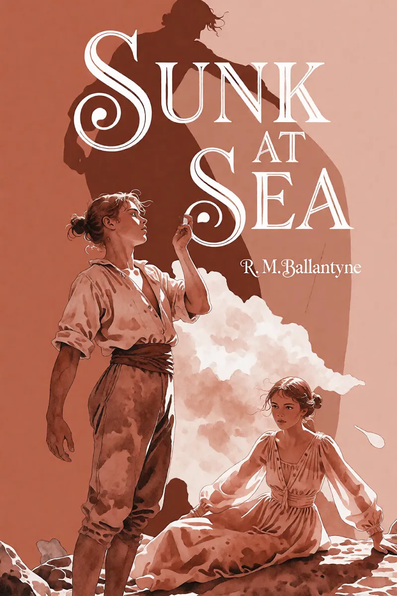 Cover of Sunk at Sea by R. M. Ballantyne