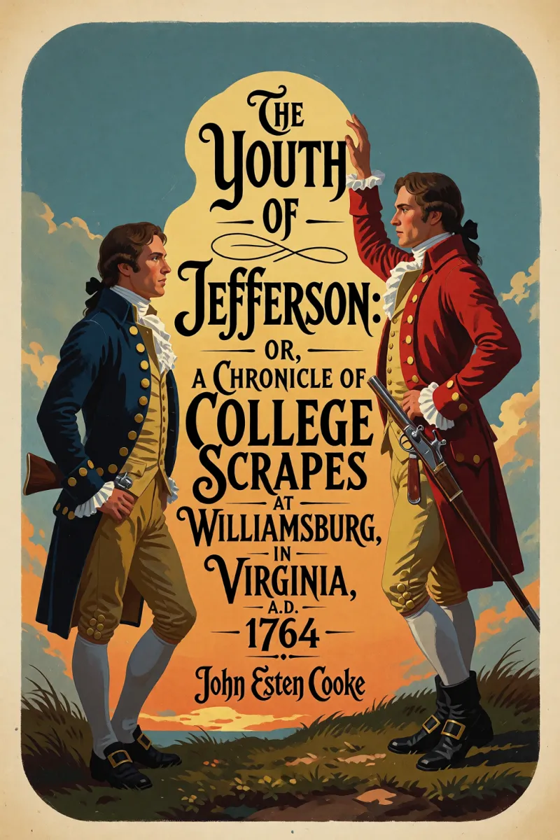 Cover of The Youth of Jefferson: Or, a Chronicle of College Scrapes at Williamsburg, in Virginia, A.D. 1764 by John Esten Cooke