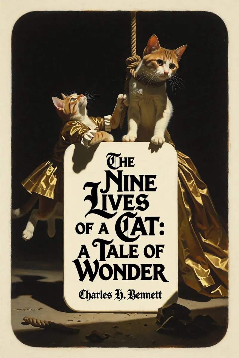 Cover of The Nine Lives of A Cat: A Tale of Wonder by Charles H. Bennett