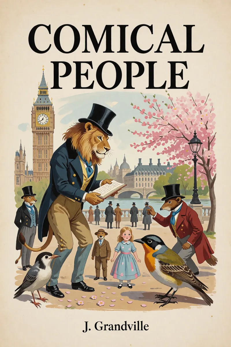 Cover of Comical People by J. Grandville