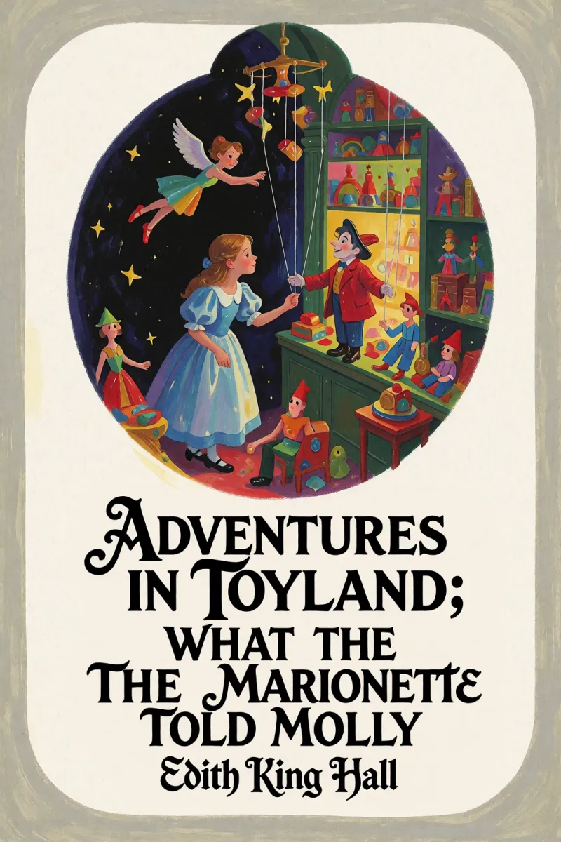 Cover of Adventures in Toyland; What the Marionette Told Molly by Edith King Hall