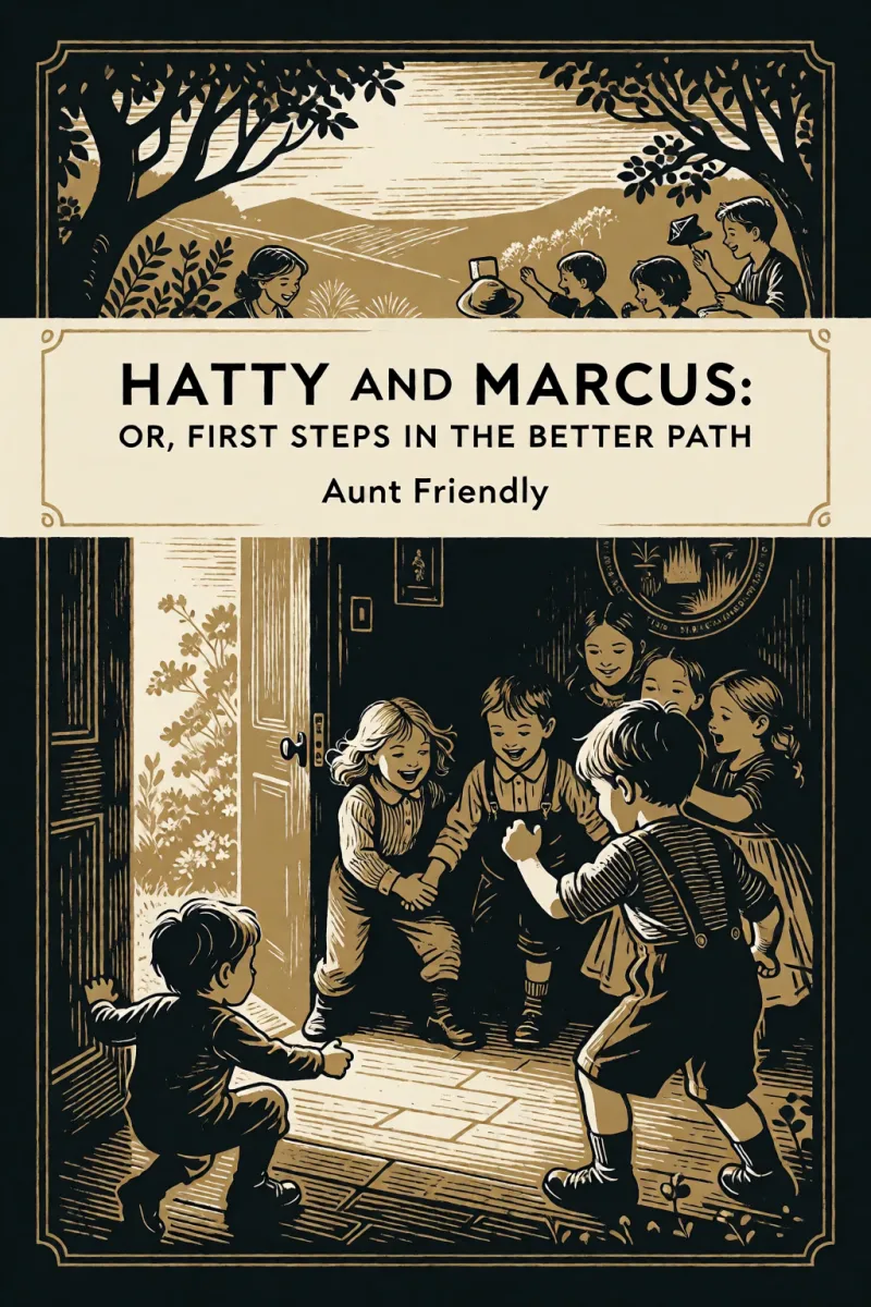 Cover of Hatty and Marcus: or, First Steps in the Better Path by Aunt Friendly
