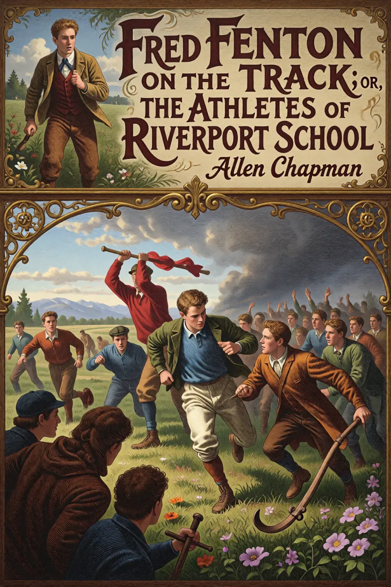 Cover of Fred Fenton on the Track; Or, The Athletes of Riverport School by Allen Chapman