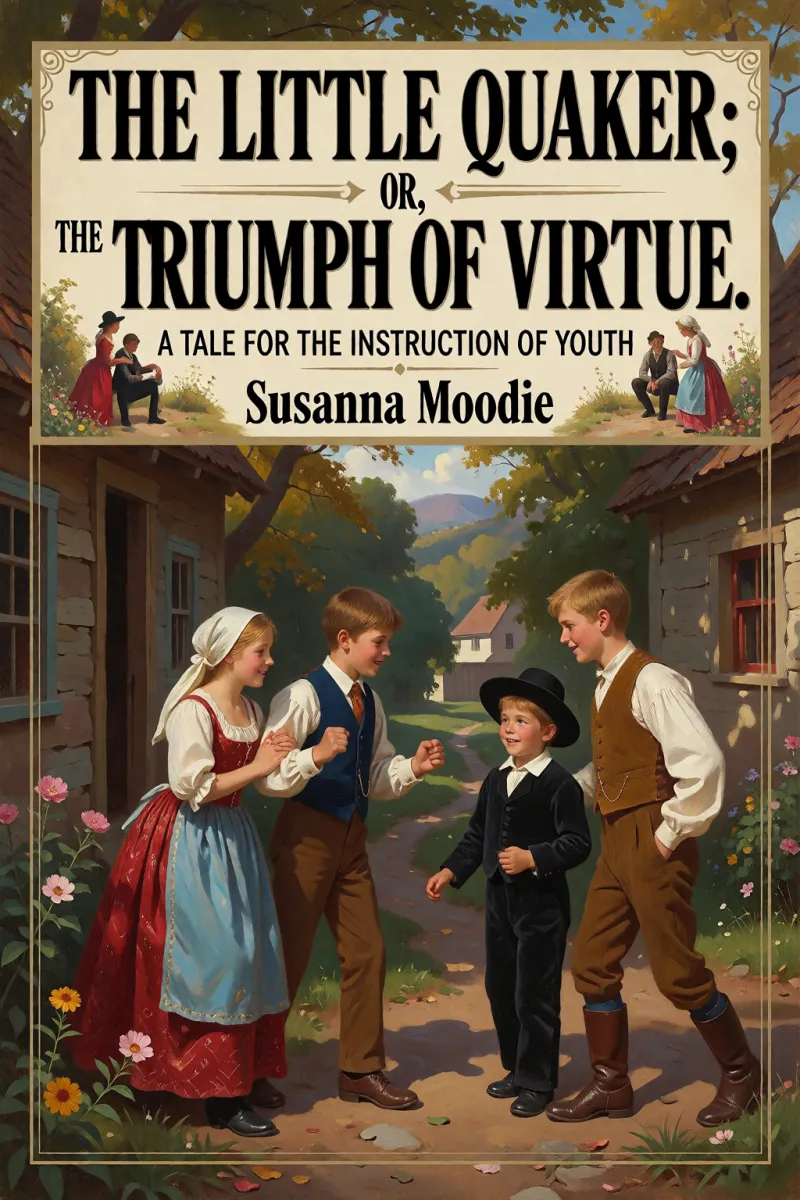 Cover of The Little Quaker; or, the Triumph of Virtue. A Tale for the Instruction of Youth by Susanna Moodie