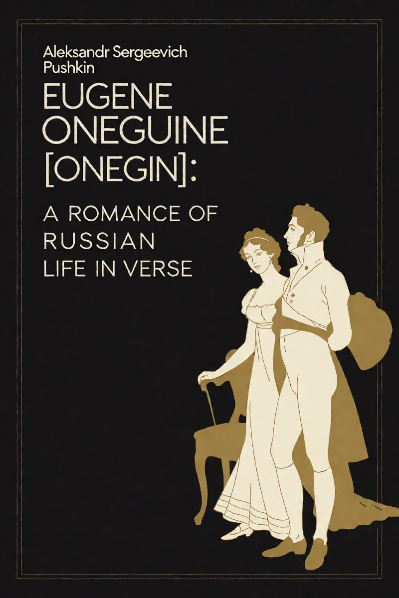 Cover of Eugene Oneguine [Onegin]: A Romance of Russian Life in Verse by Aleksandr Sergeevich Pushkin