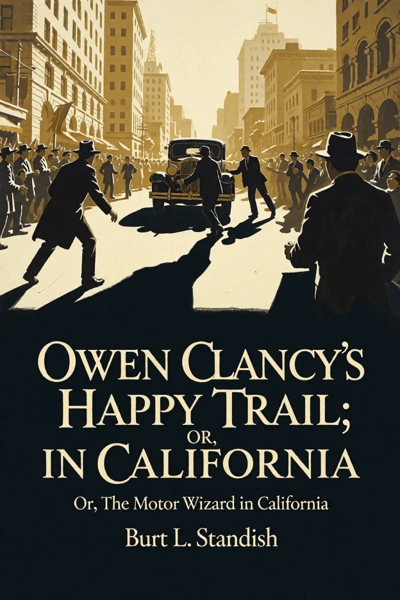 Cover of Owen Clancy's Happy Trail; Or, The Motor Wizard in California by Burt L. Standish
