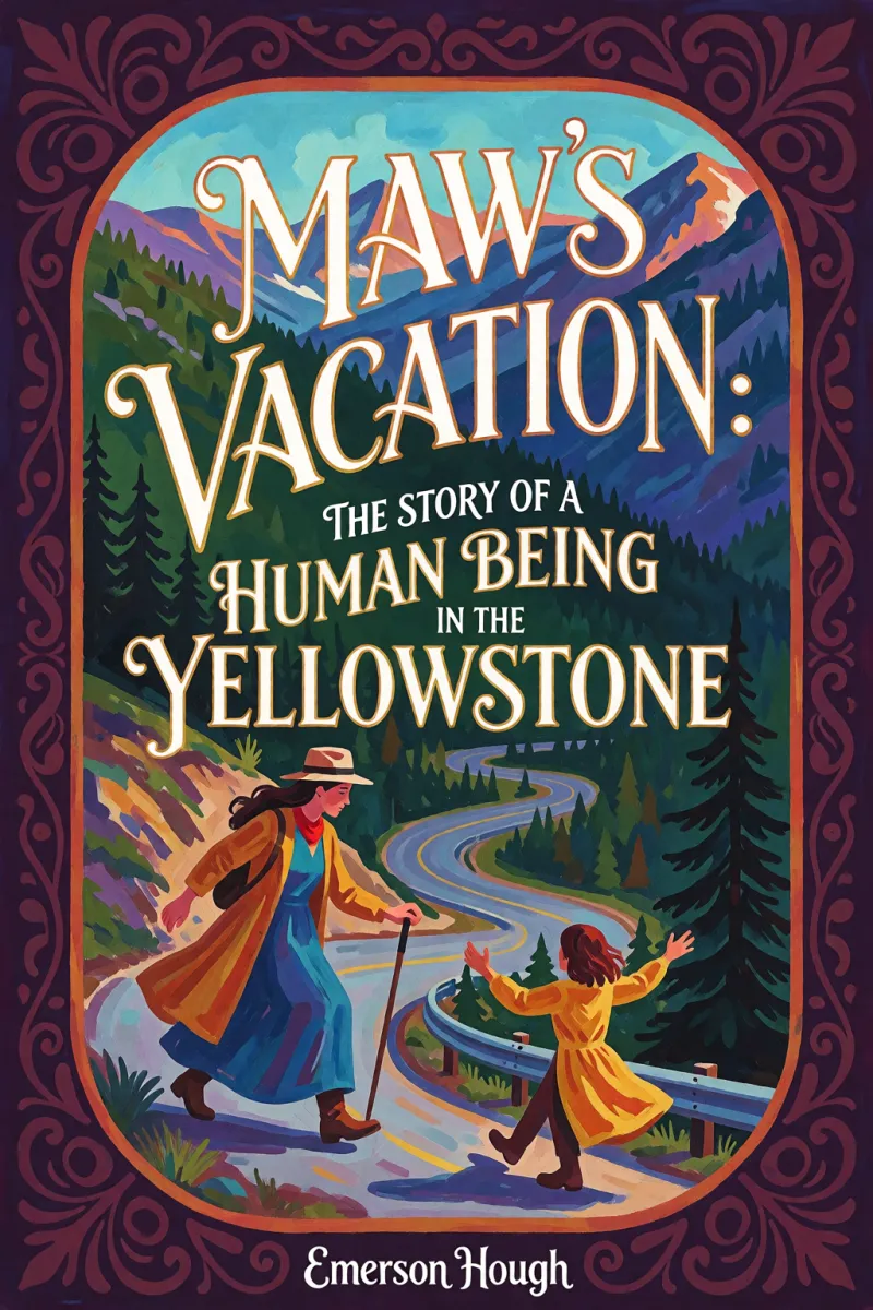 Cover of Maw's Vacation: The Story of a Human Being in the Yellowstone by Emerson Hough
