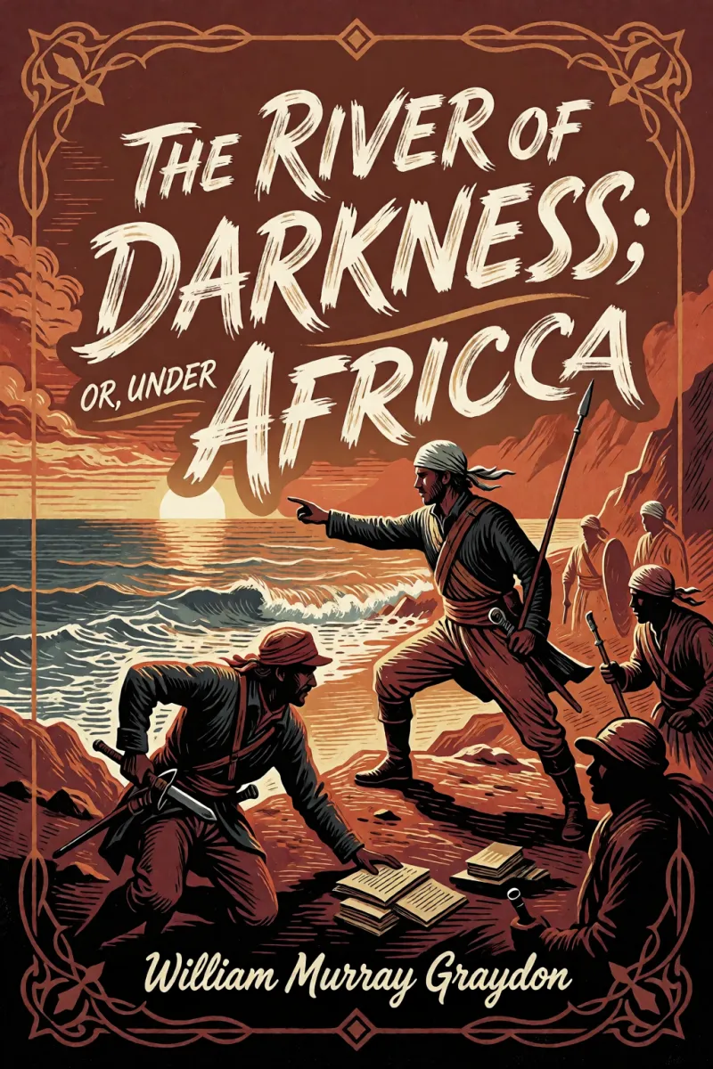 Cover of The River of Darkness; Or, Under Africa by William Murray Graydon