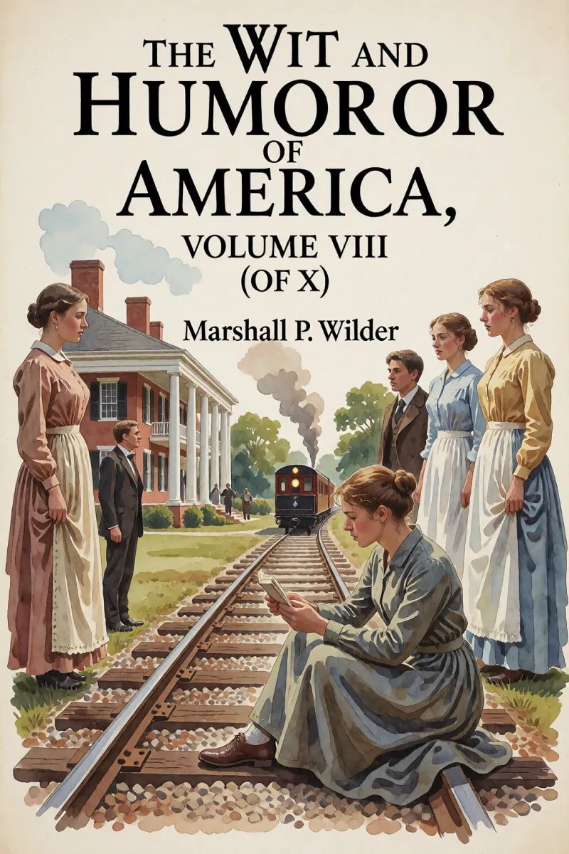 Cover of The Wit and Humor of America, Volume VIII (of X) by Marshall P. Wilder