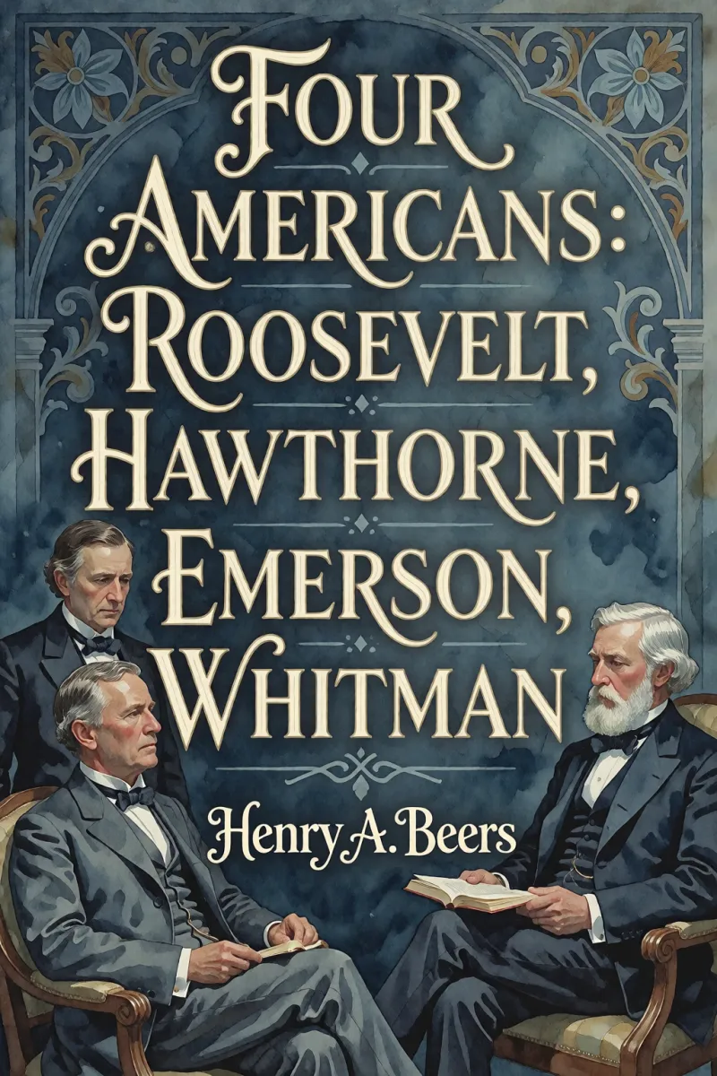 Cover of Four Americans: Roosevelt, Hawthorne, Emerson, Whitman by Henry A. Beers