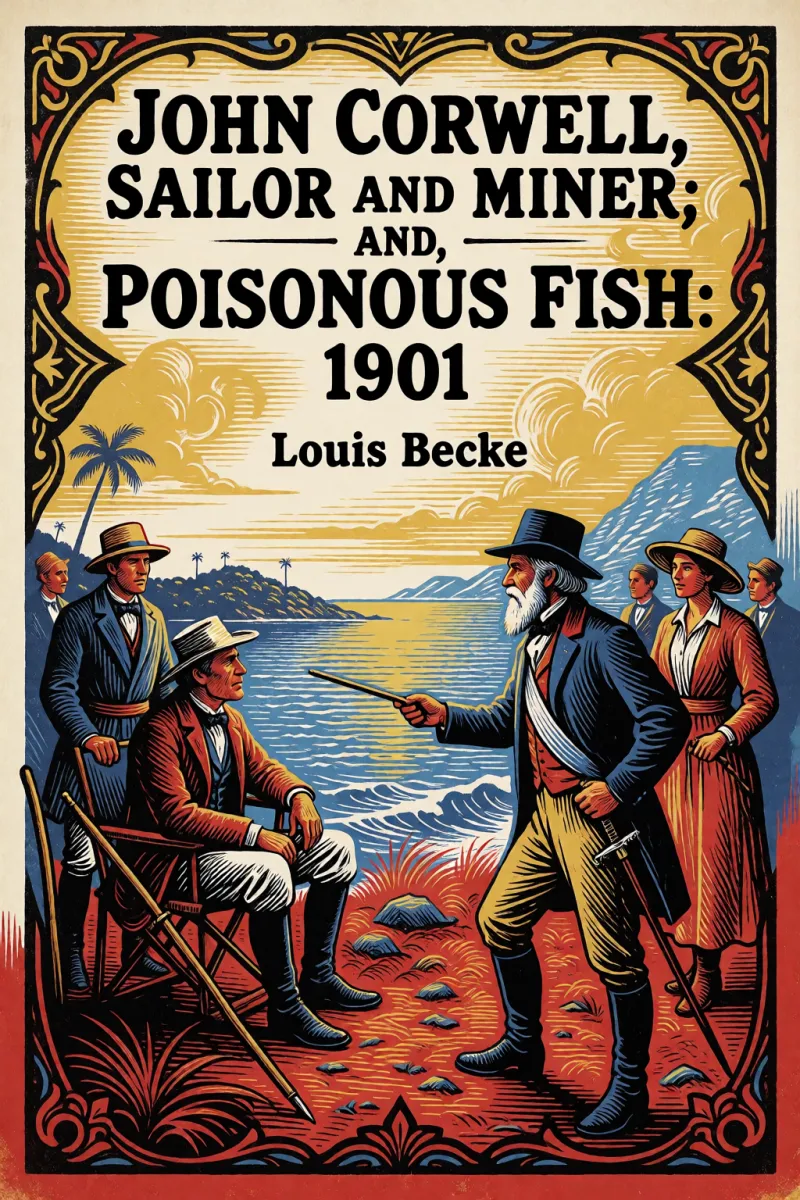 Cover of John Corwell, Sailor and Miner; and, Poisonous Fish: 1901 by Louis Becke