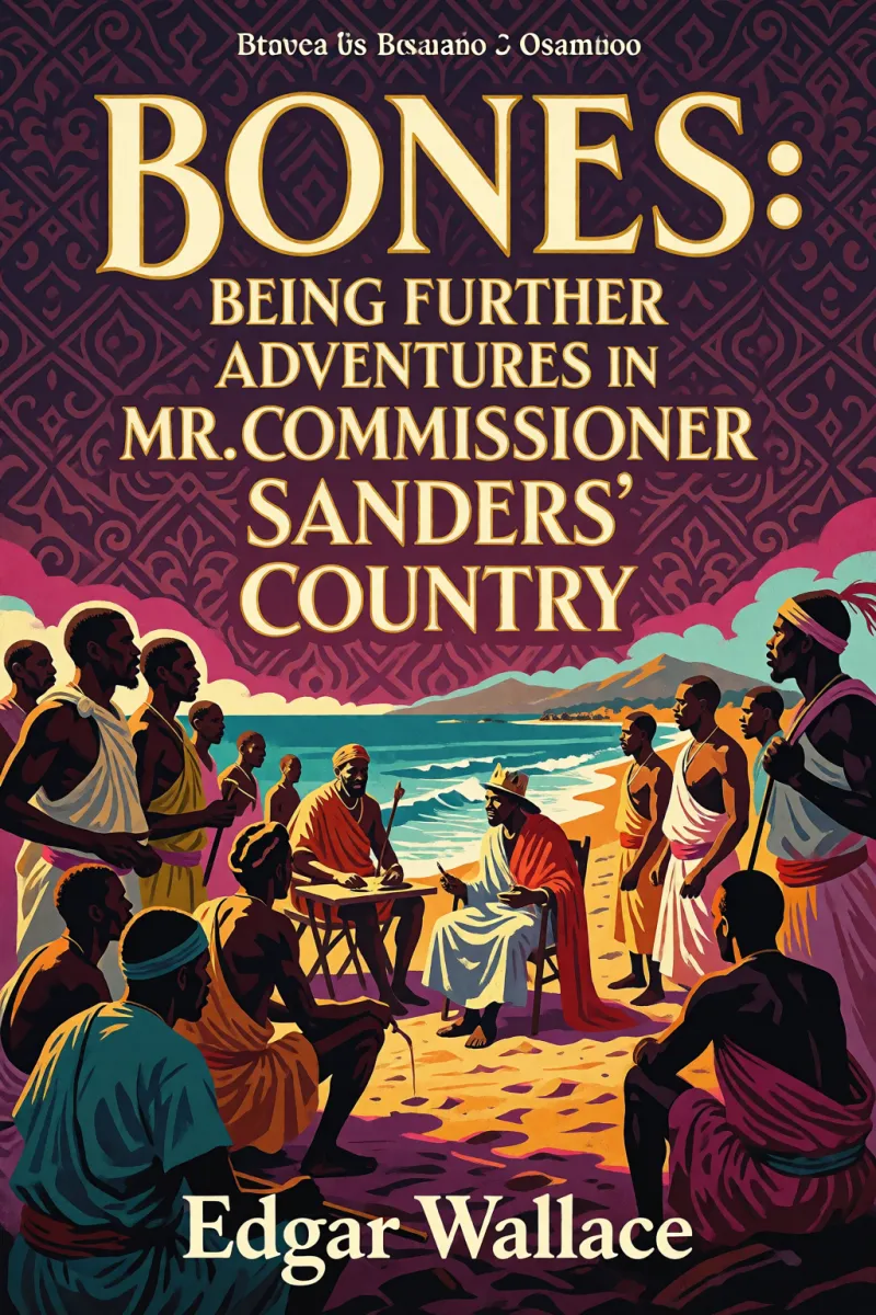Cover of "Bones": Being Further Adventures in Mr. Commissioner Sanders' Country by Edgar Wallace
