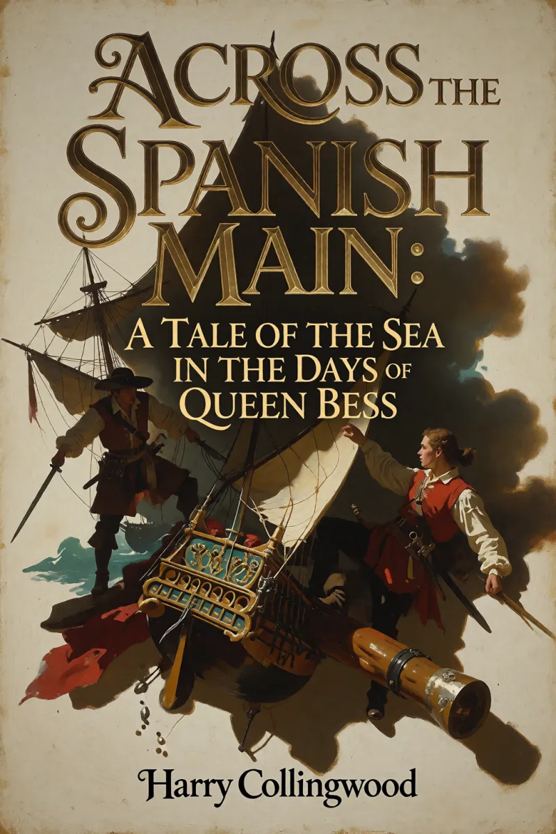 Cover of Across the Spanish Main: A Tale of the Sea in the Days of Queen Bess by Harry Collingwood