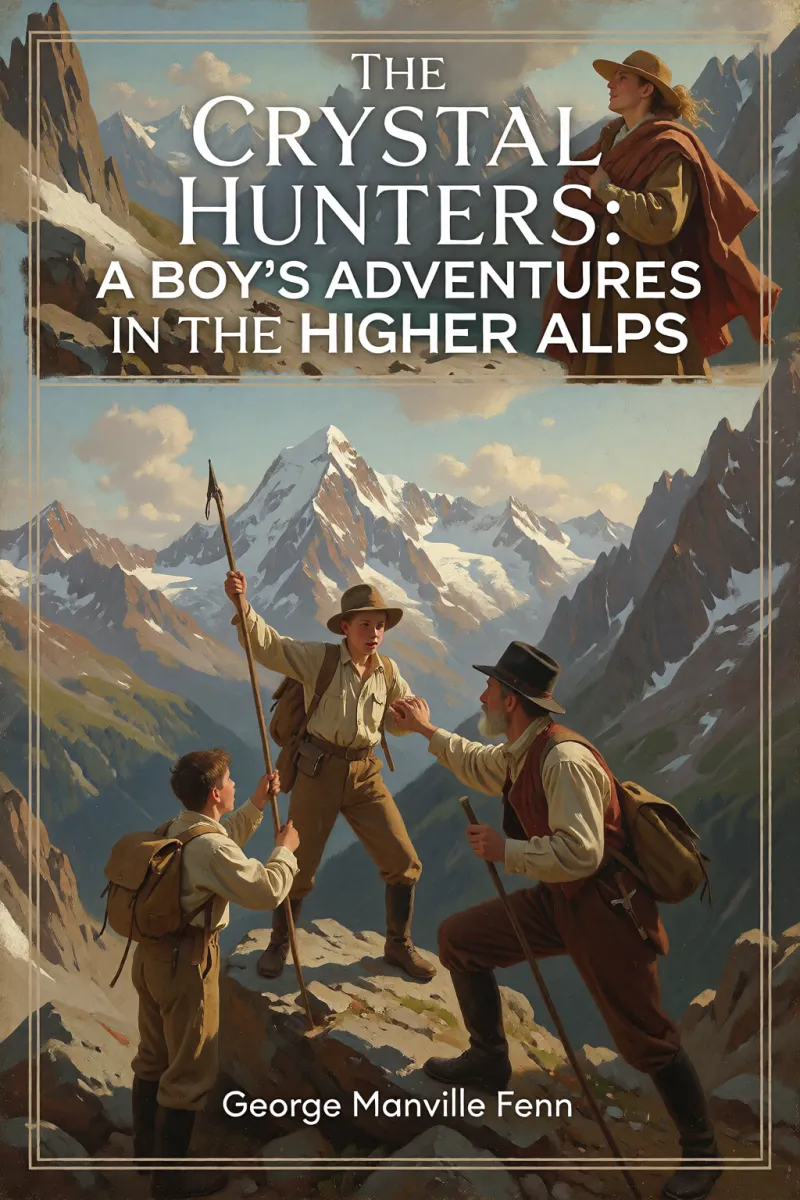 Cover of The Crystal Hunters: A Boy's Adventures in the Higher Alps by George Manville Fenn
