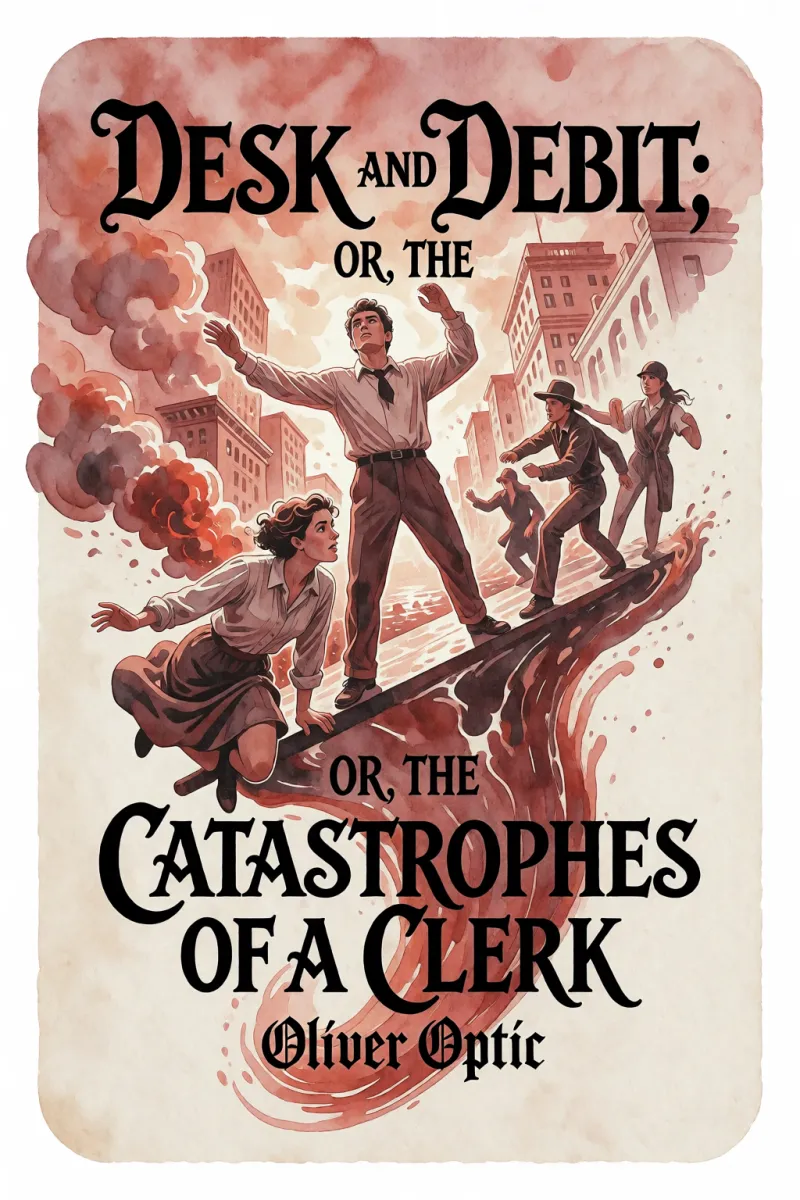 Cover of Desk and Debit; or, The Catastrophes of a Clerk by Oliver Optic