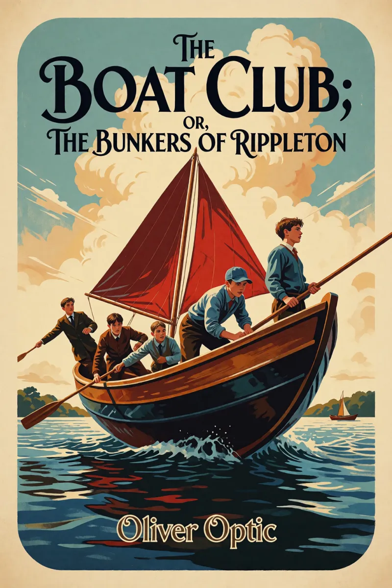 Cover of The Boat Club; or, The Bunkers of Rippleton by Oliver Optic