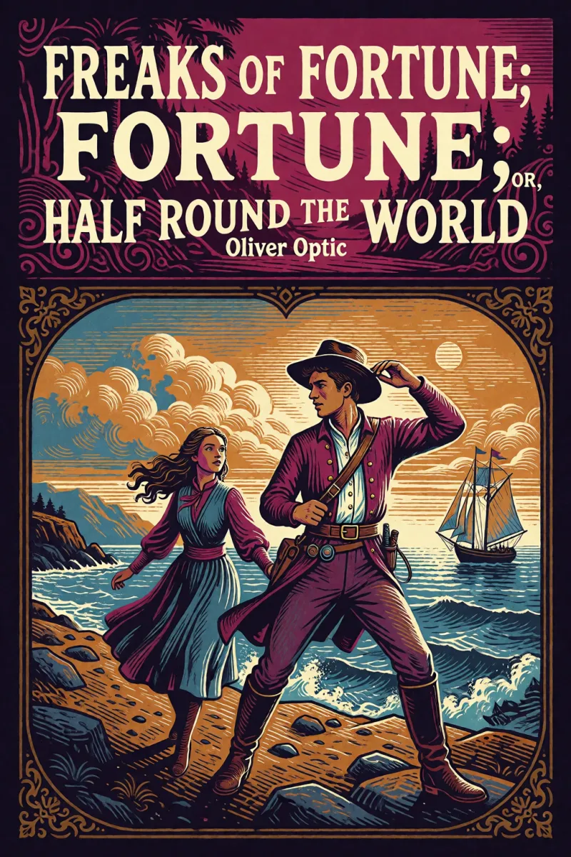 Cover of Freaks of Fortune; or, Half Round the World by Oliver Optic