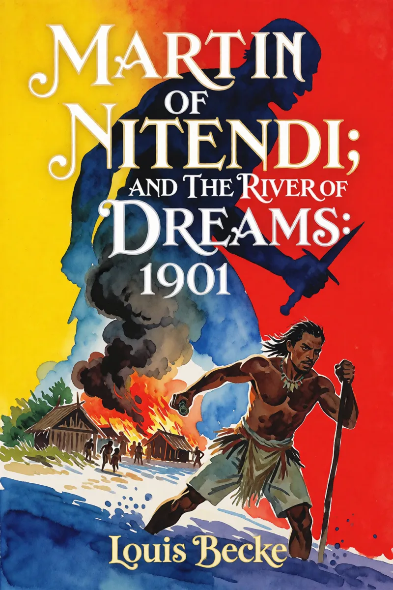 Cover of "Martin of Nitendi"; and The River of Dreams: 1901 by Louis Becke