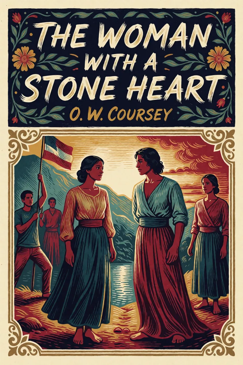 Cover of The woman with a stone heart by O. W. Coursey