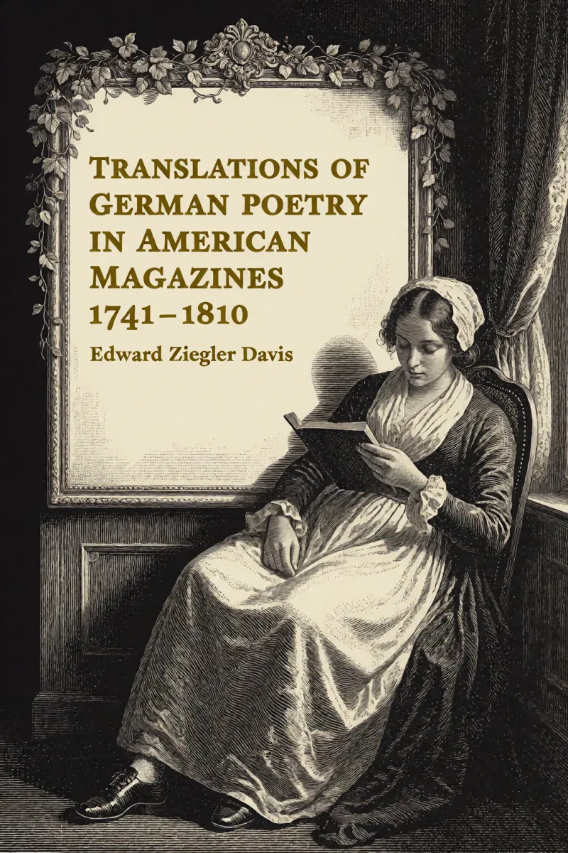 Cover of Translations of German Poetry in American Magazines 1741-1810 by Edward Ziegler Davis