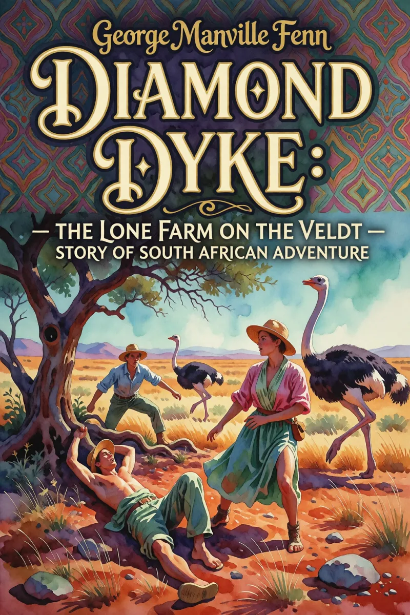 Cover of Diamond Dyke: The Lone Farm on the Veldt - Story of South African Adventure by George Manville Fenn