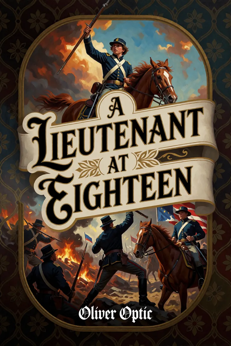Cover of A Lieutenant at Eighteen by Oliver Optic