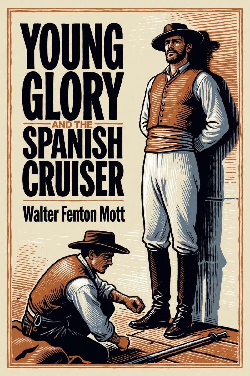 Cover of Young Glory and the Spanish cruiser by Walter Fenton Mott