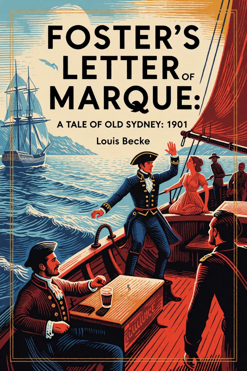 Cover of Foster's Letter of Marque: A Tale of Old Sydney: 1901 by Louis Becke