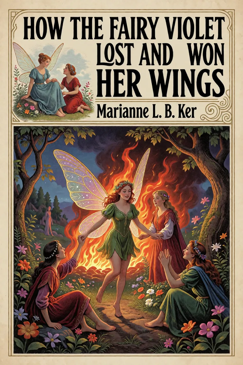 Cover of How the Fairy Violet Lost and Won Her Wings by Marianne L. B. Ker