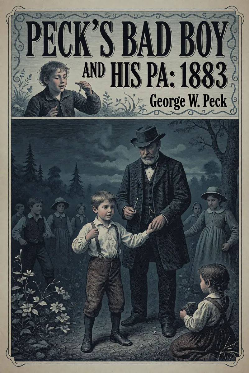 Cover of Peck's Bad Boy and His Pa: 1883 by George W. Peck