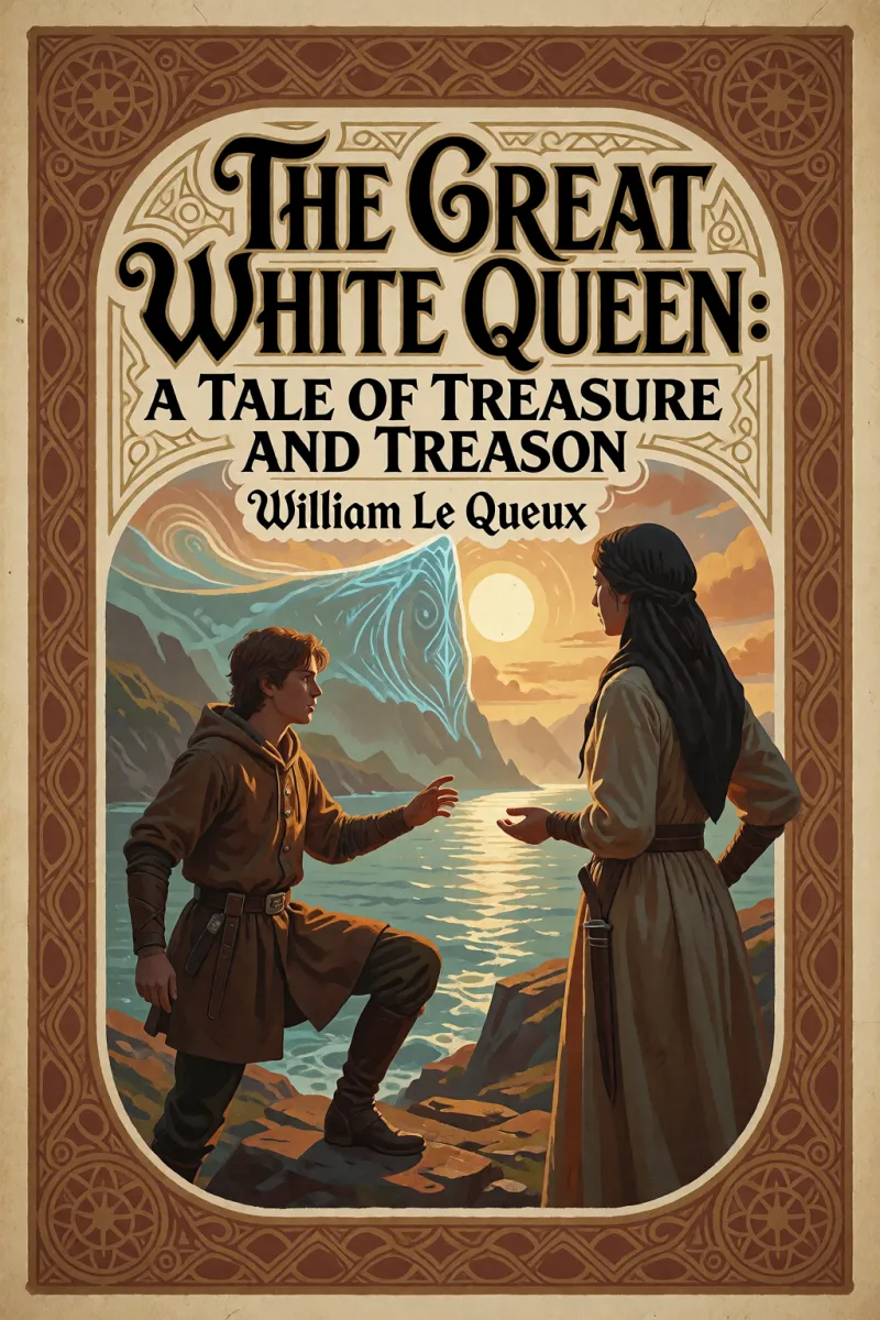Cover of The Great White Queen: A Tale of Treasure and Treason by William Le Queux