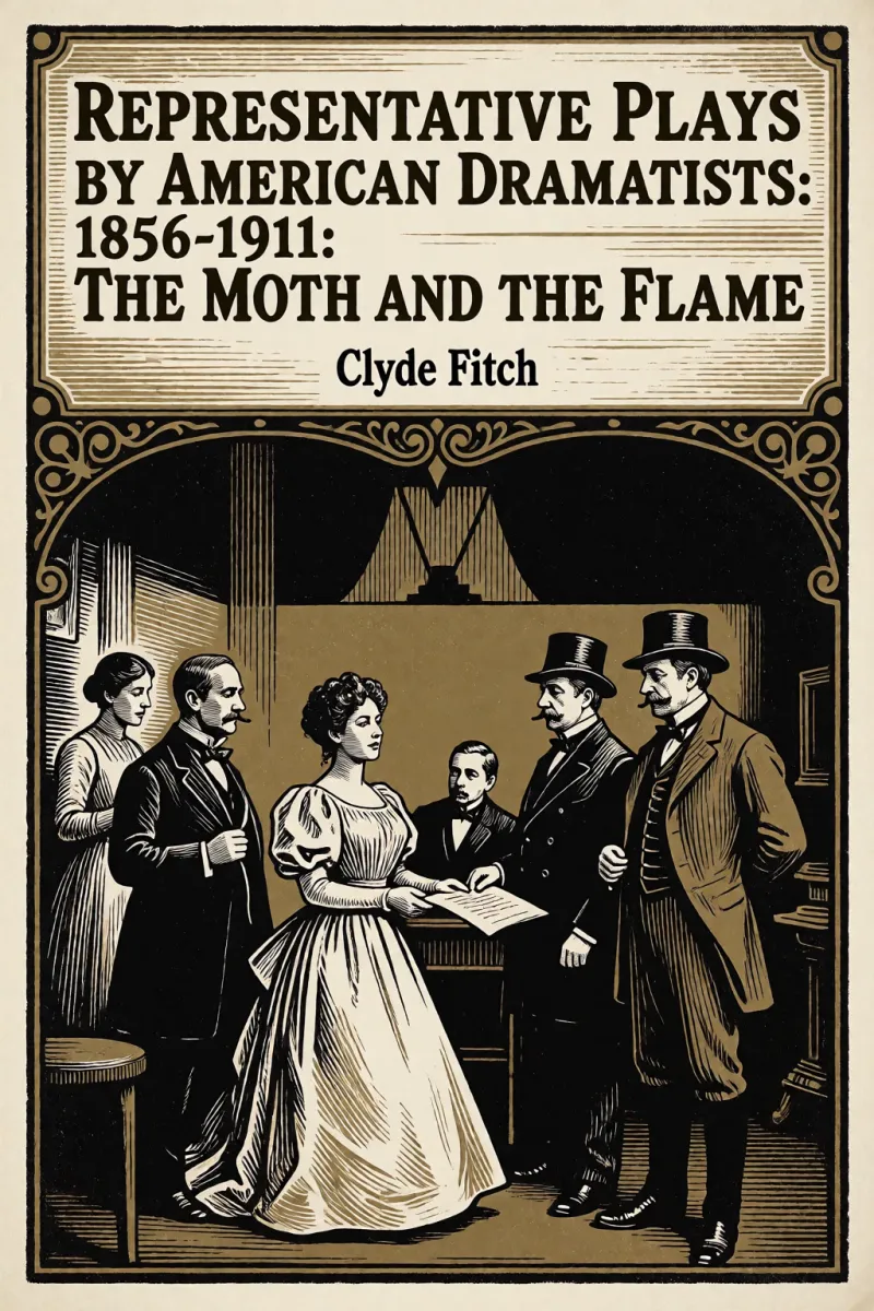 Cover of Representative Plays by American Dramatists: 1856-1911: The Moth and the Flame by Clyde Fitch