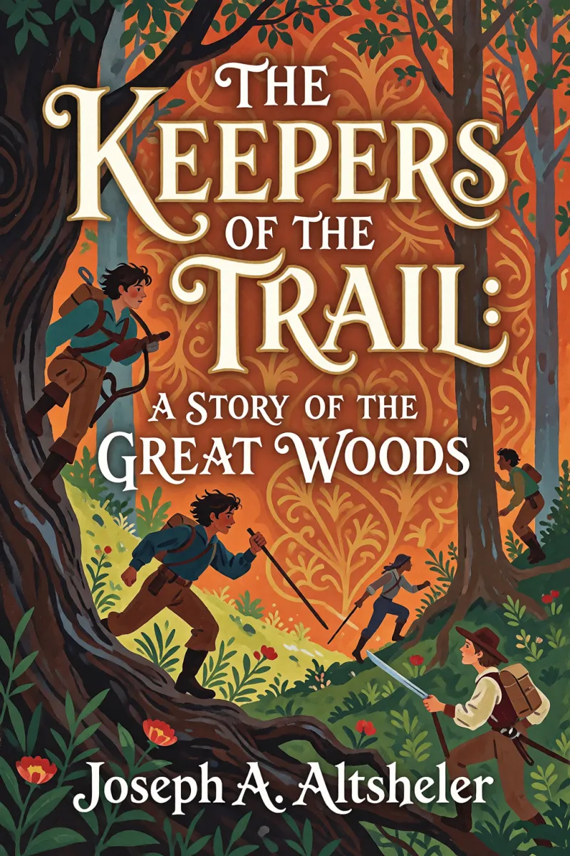 Cover of The Keepers of the Trail: A Story of the Great Woods by Joseph A. Altsheler