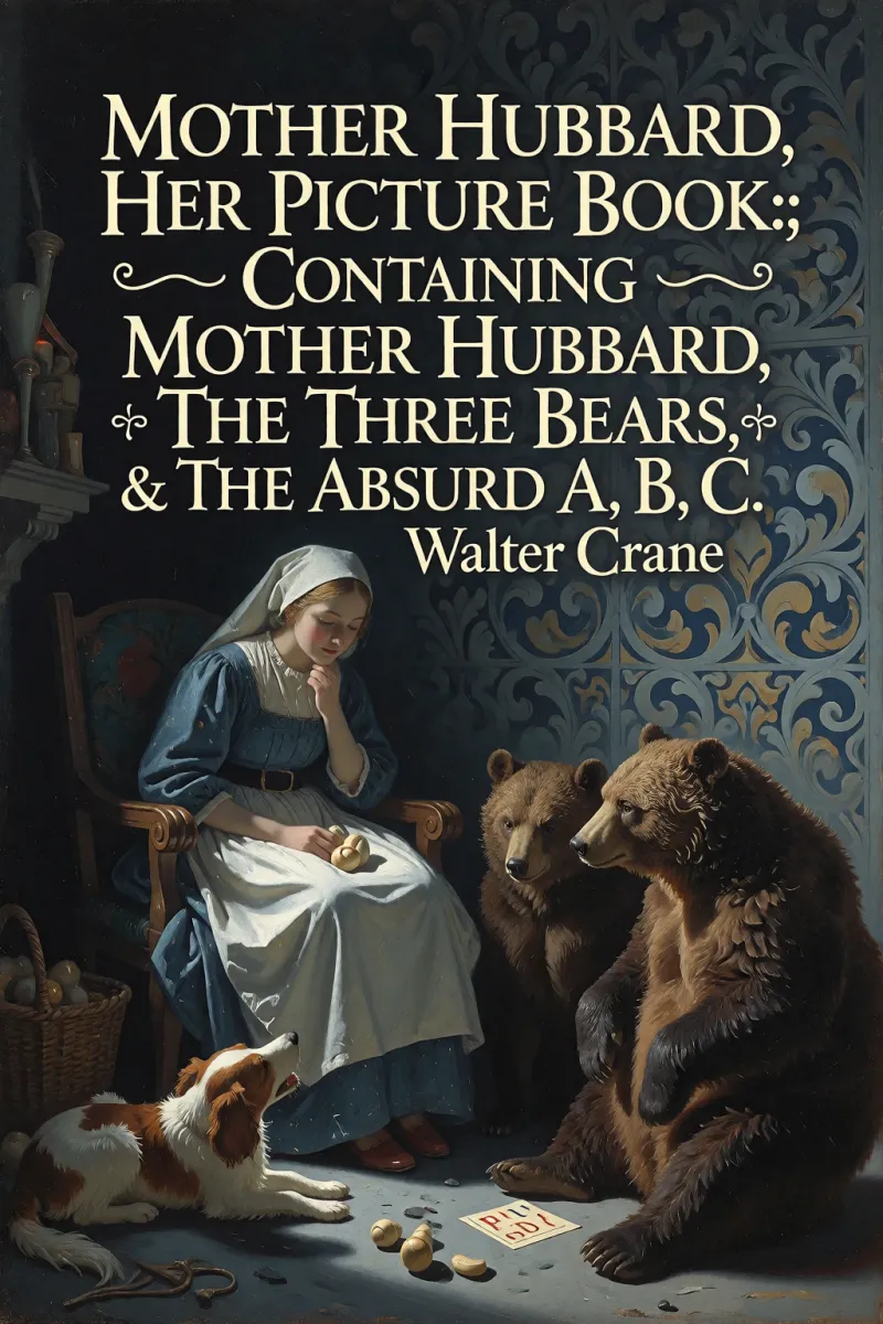 Cover of Mother Hubbard, Her Picture Book,: Containing Mother Hubbard, The Three Bears, & The Absurd A, B, C. by Walter Crane