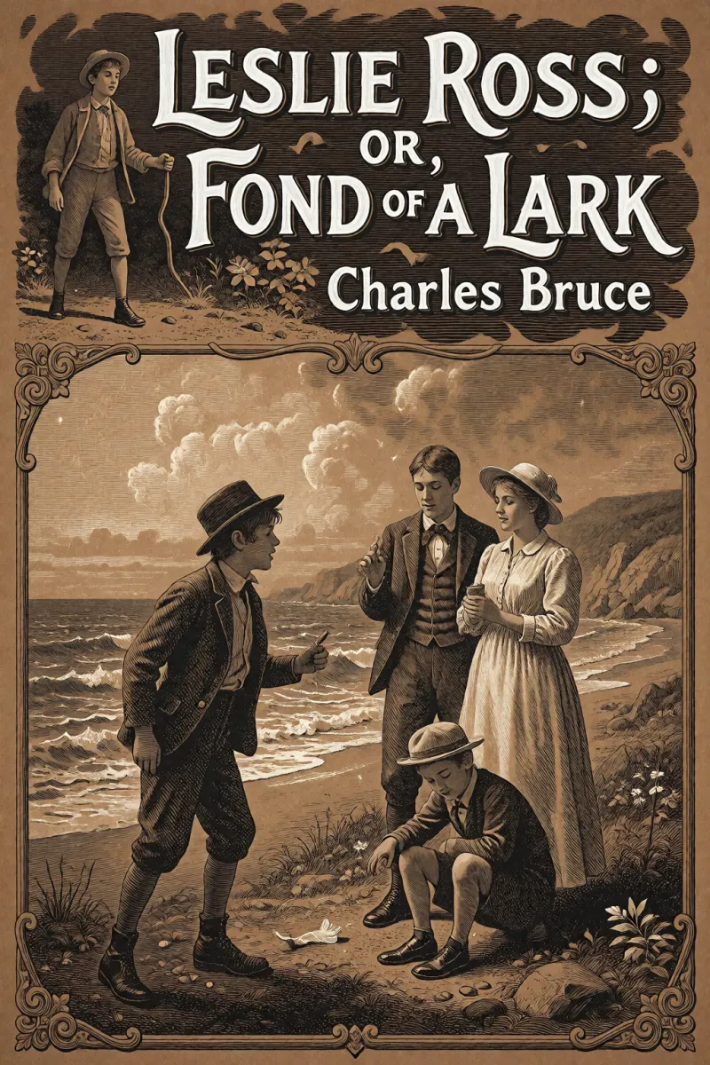 Cover of Leslie Ross; or, Fond of a Lark by Charles Bruce