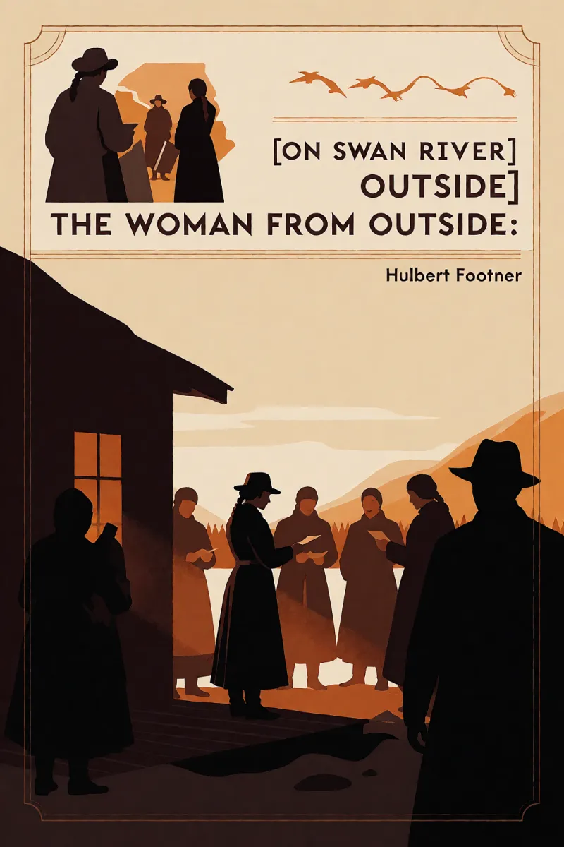 Cover of The Woman from Outside: [On Swan River] by Hulbert Footner