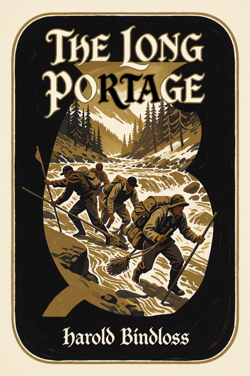 Cover of The Long Portage by Harold Bindloss