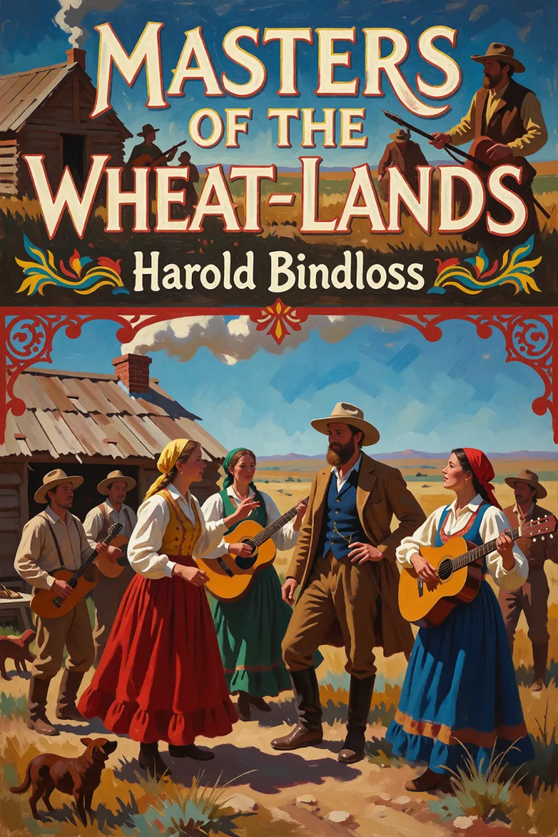 Cover of Masters of the Wheat-Lands by Harold Bindloss