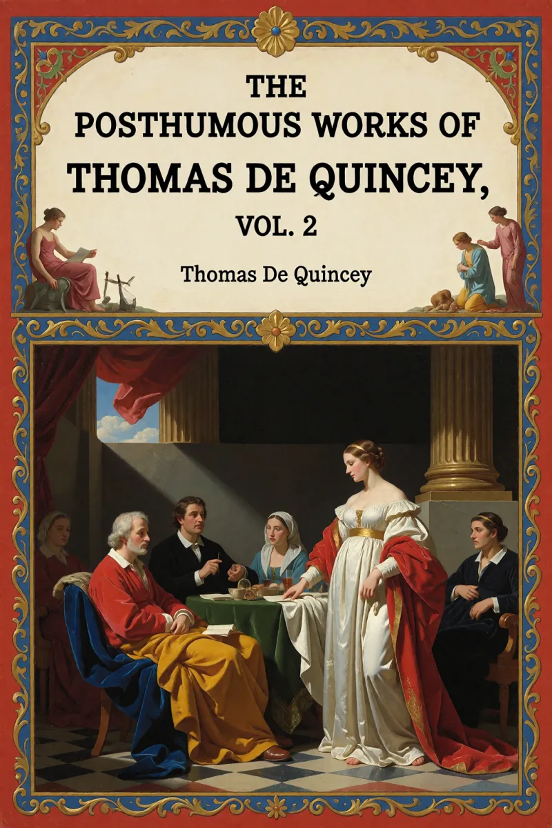 Cover of The Posthumous Works of Thomas De Quincey, Vol. 2 by Thomas De Quincey
