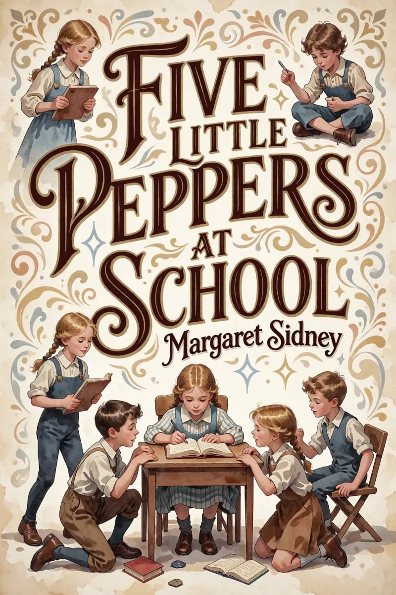 Cover of Five Little Peppers at School by Margaret Sidney