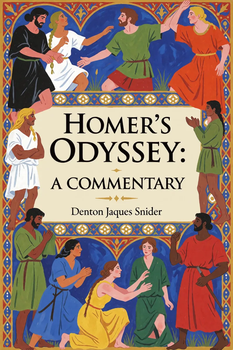 Cover of Homer's Odyssey: A Commentary by Denton Jaques Snider