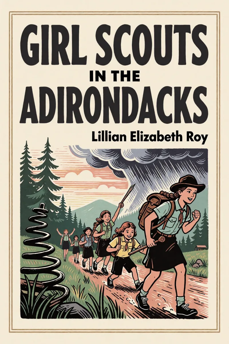 Cover of Girl Scouts in the Adirondacks by Lillian Elizabeth Roy